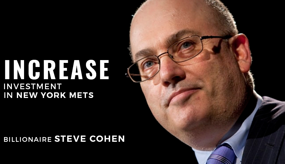 Steve Cohen Increases Investment In New York Mets
